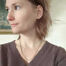 Load image into Gallery viewer, Mixed Metal Chain Necklace
