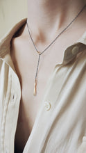 Load image into Gallery viewer, Gold Teardrop Lariat