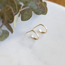 Load image into Gallery viewer, Tiny Gold Hoops