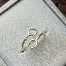 Load image into Gallery viewer, Double Circle Adjustable Ring