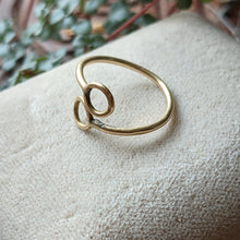 Load image into Gallery viewer, Double Circle Adjustable Ring