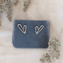Load image into Gallery viewer, Reversible Heart Earrings