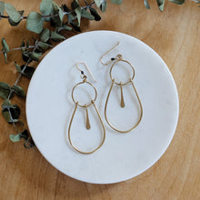 Load image into Gallery viewer, Gold Ark Earrings
